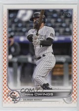 2022 Topps Series 2 Orange Star /99 Chris Owings #462 b4d