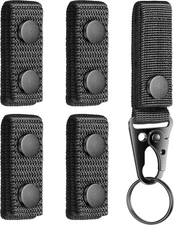 5 Pcs Belt Keepers for Duty Belt, Nylon Basketweave Belt Keepers for 2" Wide Pol