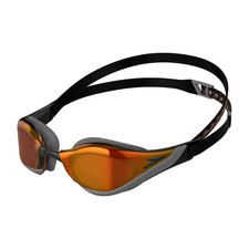 Speedo Fastskin Pure Focus Mirrored Goggles, Black/Orange Gold
