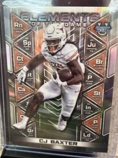 2024 Bowman University Best #EG-8 CJ Baxter Elements of the Game