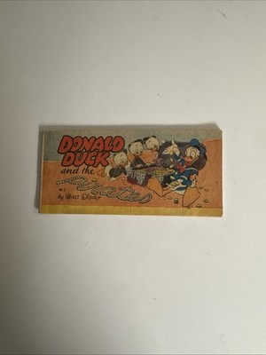 Donald Duck And Pirates Walt Disney Cheerios Premium Comic Book W-1 Mini Promo
