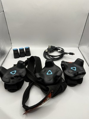 3x HTC Vive Tracker 2.0 Full Body Tracking VRChat Straps Included - Tested