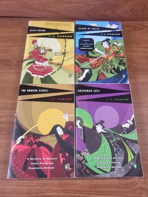 SUGAWARA AKITADA MYSTERIES (4-Set) by I.J. Parker A Mystery of Ancient Japan PB