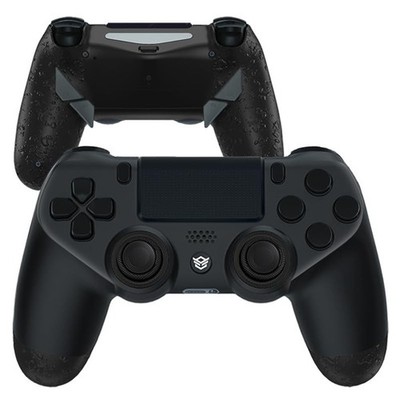 HEXGAMING Wireless PS4 Controller with Back Buttons, Hair Triggers, Black