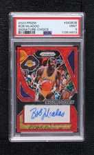 2023-24 Panini Prizm Signatures Choice 48/88 Bob McAdoo PSA 9 MINT Auto HOF 14t3