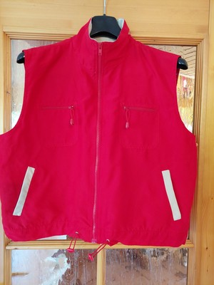 Rote Damen-Weste v. STOOKER, Gr. XXL,  Reissverschluss,Polyamidfutter, Polyester