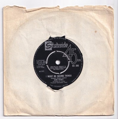 (AN304) Gene Pitney, I Must Be Seeing Things - 1965 - 7 inch vinyl