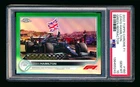 2022 TOPPS CHROME F1 #160 LEWIS HAMILTON GREEN REFRACTOR MERCEDES #46/99 PSA 10!