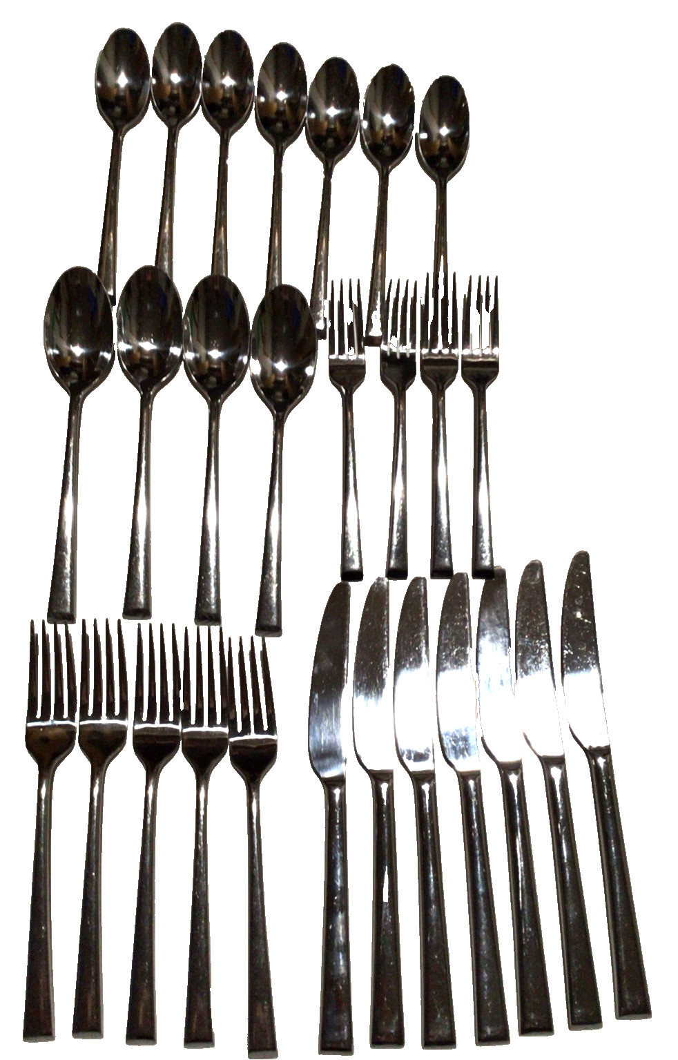 Lot of 27 Mikasa ROCKFORD Stainless Flatware