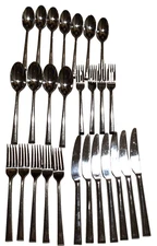 Lot of 27 Mikasa ROCKFORD Stainless Flatware