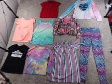 Place Carters Champion Kids L 10-12 Clothing Lot Of 9 Shirts Dress Pants