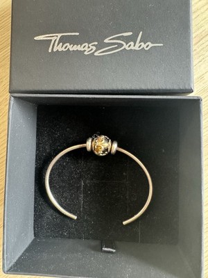 Thomas Sabo Karma Bead Armband Armspange Armreif Silber 2 Stoppern & Tigerauge