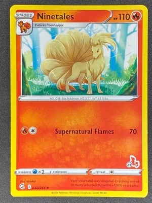 Pokémon Ninetales #23 Stamp 030/264 FST Fusion Strike LP/NM