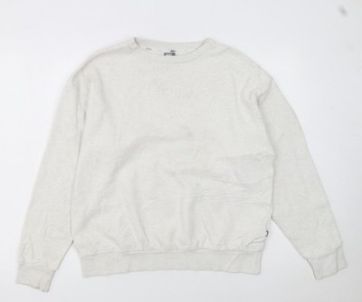 Puma Pullover Sweatshirt Damen beige Baumwollmischung Größe L