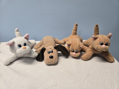 4 Vintage Tonka Pound Purries And Puppy  Tabby Cats Dog