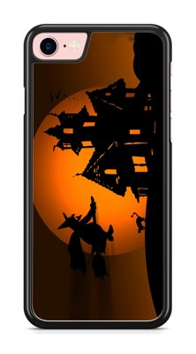 Halloween Flying Witch Haunted Mansion Phone Case For iPhone 12 Samsung Google 4
