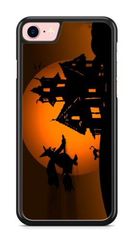 Custodia telefono casa strega volante Halloween per iPhone 12 Samsung Google 4 - Foto 1 di 5