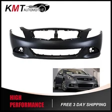 New Front Bumper Cover Without Sensor Holes For 2010-2015 Infiniti G25 G37 Q40