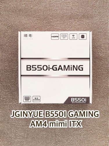 JGINYUE B550I GAMING AM4 mini ITX Motherboard - 第 1/4 張圖片