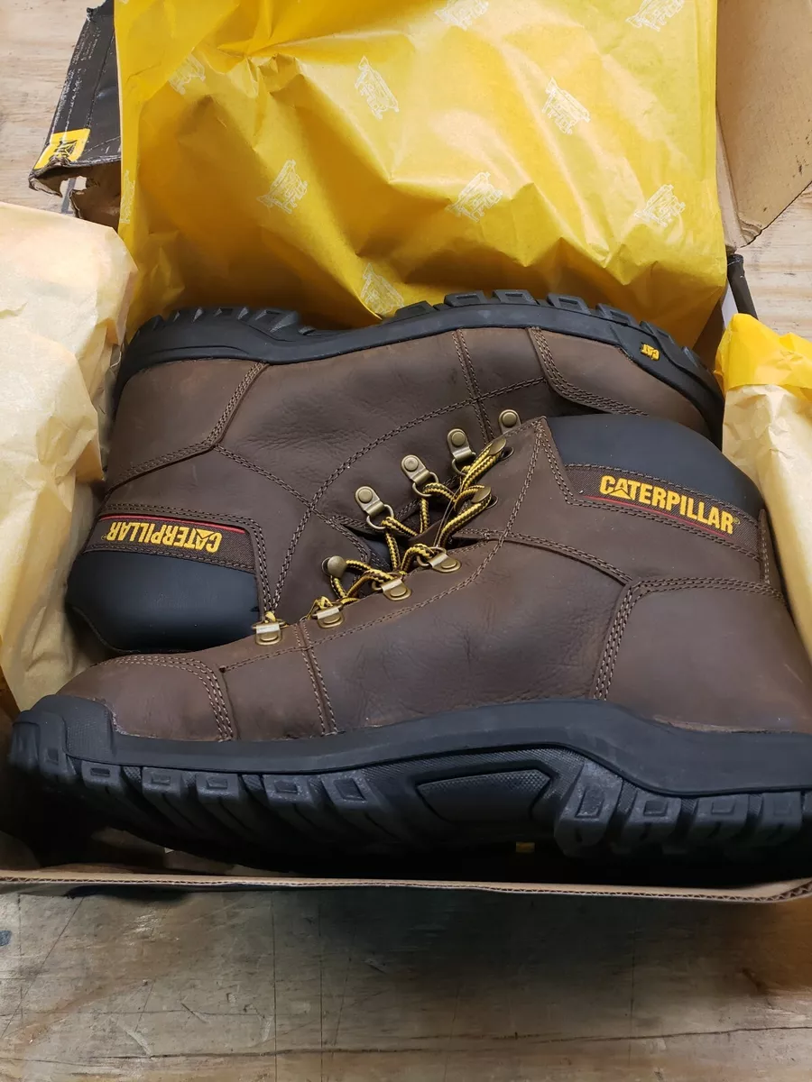 Mens Caterpillar Outline ST Soft Toe SR Slip Resistant Boots