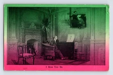 Postcard Valentine's Day Sweethearts Field Confession 1911 Posted Divided Back