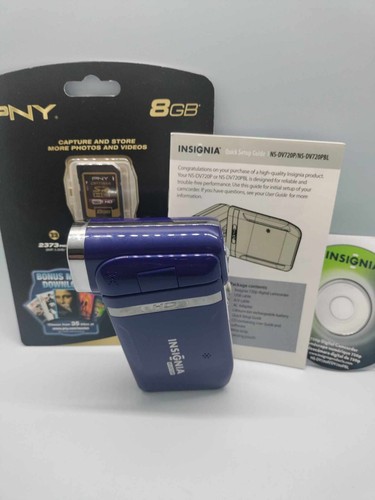 Insignia NS-DV720P Dark Blue Video/ Photo Very Good Condition with accessories - Picture 3 of 15