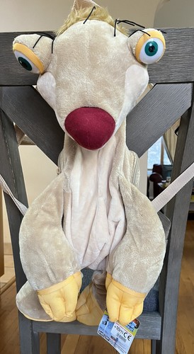 Ice Age Sid Sloth Plush Backpack 