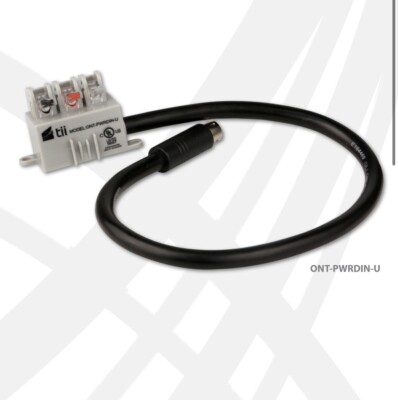TII ONT-PWRDIN-U Universal Power Module with DIN Connector, CPE FTT MDU WIRING 