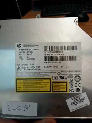 228 - HP GT50N  Replace With: 681814-001   DC1290