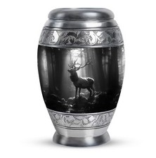 Deer Urn For Ashes Adult Female, Cremation Urns For Ashes, 10 Inch