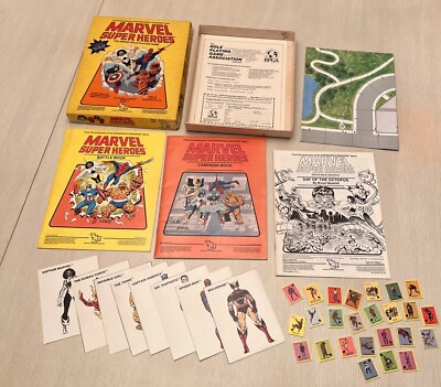 Marvel Super Heroes The Heroic Roleplaying Game MH-O 6850 - TSR 1984
