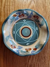 Chaumiere Original Design By Narette Vacher Ceramic Catch-All Plate