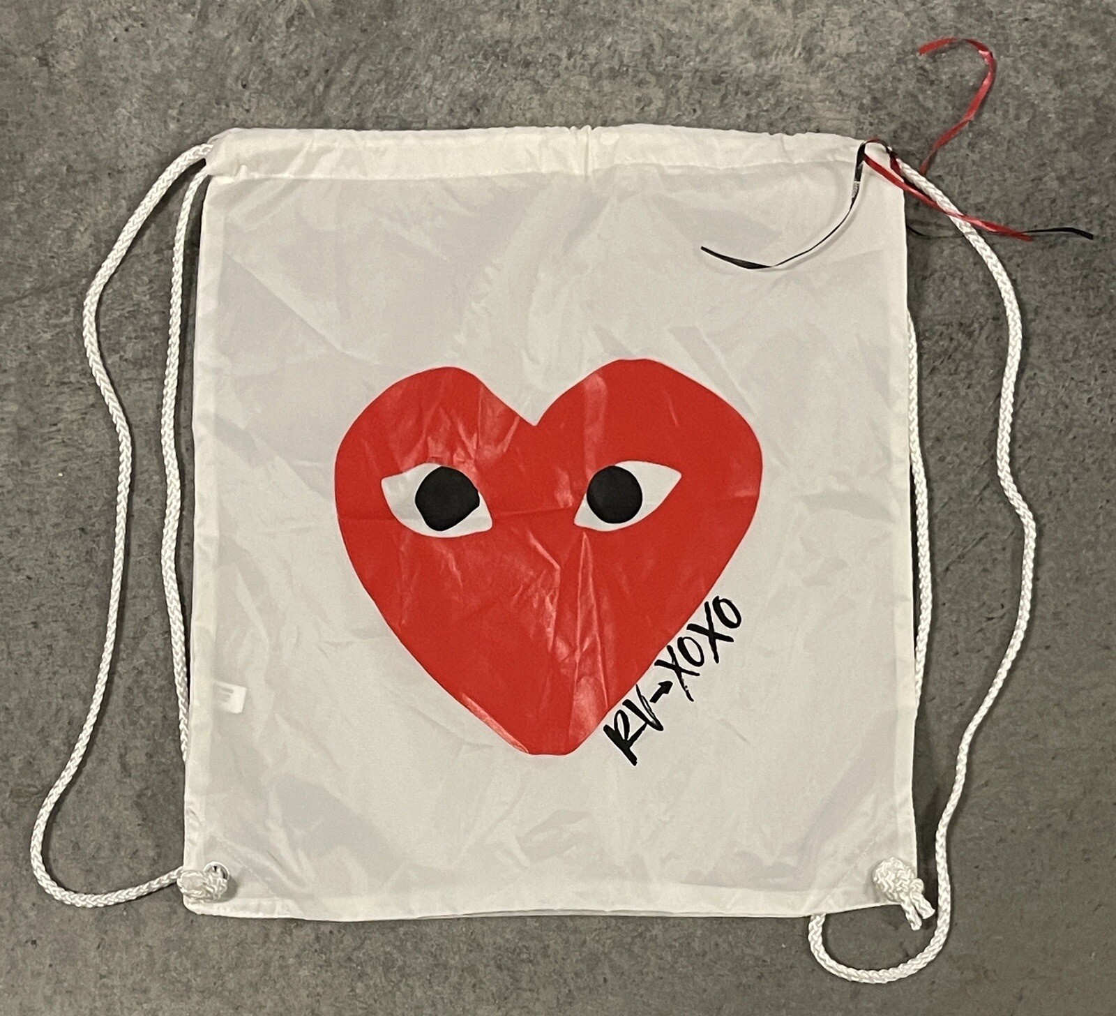 COMME des GARÇONS Heart Printed String Backpack B… - image 1