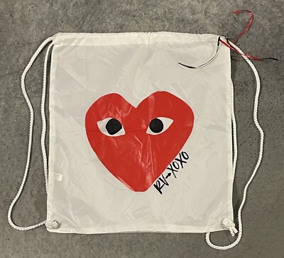 韓国人気ファッション[COVERNAT] CROVER HEART STRING BACKPACK COMME des GARÇONS Heart Printed String Backpack Bag Clear | eBay