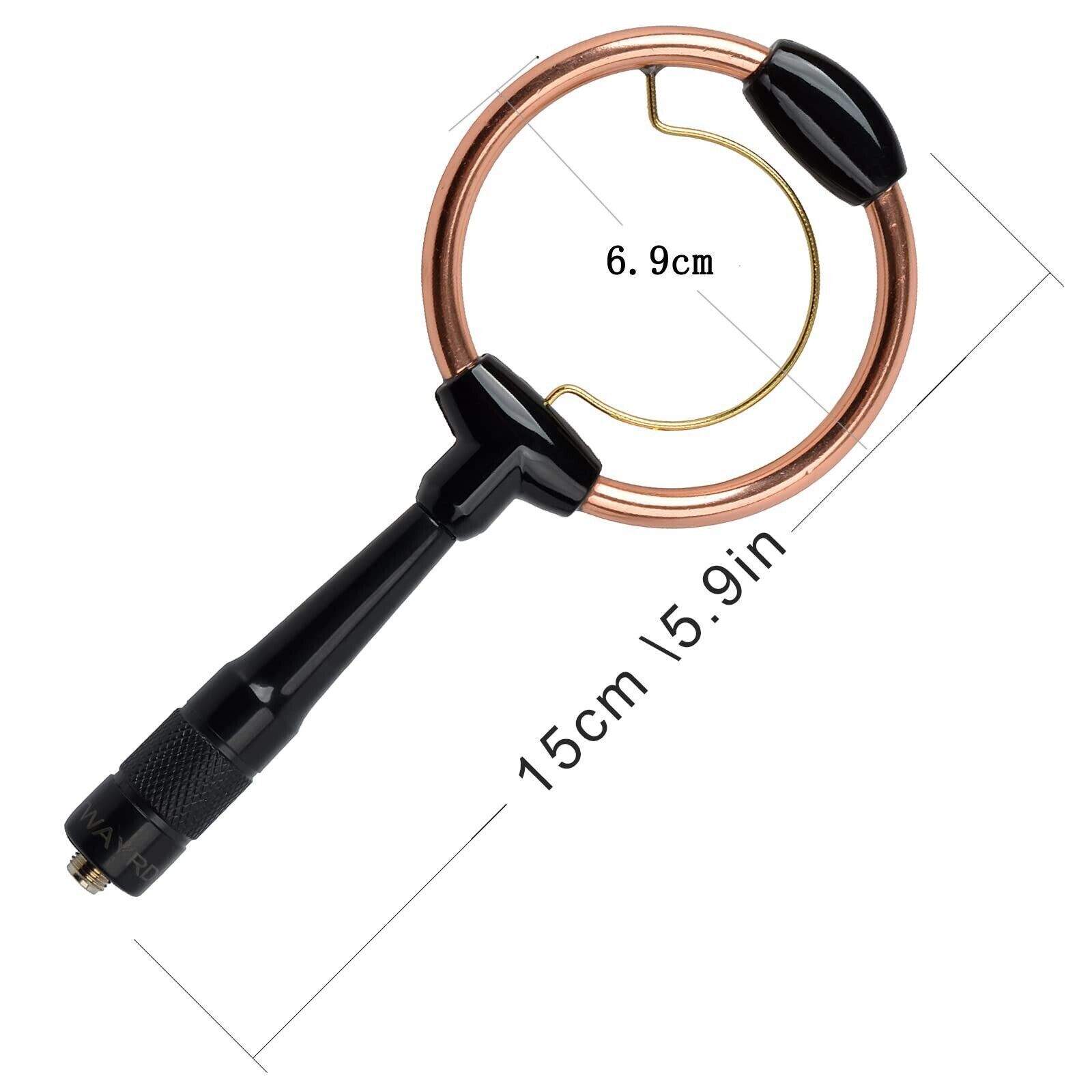 SMA-Female VHF/UHF 144/430Mhz 20W Dual-Loop Radio Antenna For Kenwood BaoFeng