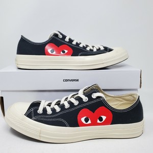 converse black heart