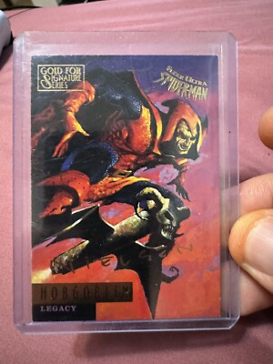 Hobgoblin Marvel Spider-Man Fleer Ultra 95 Gold Foil Signature