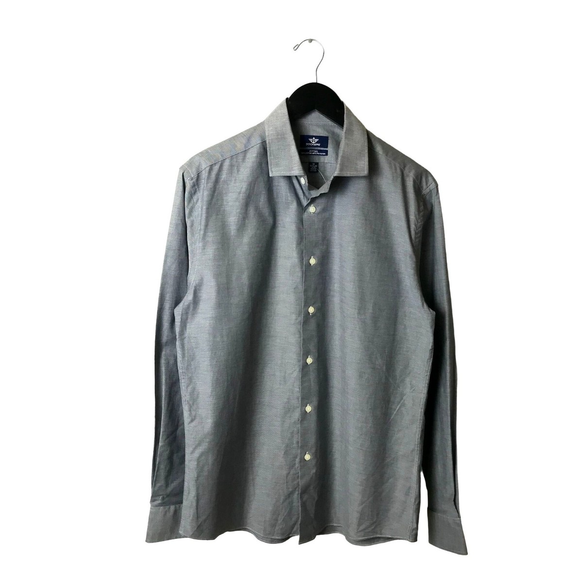 dockers long sleeve dress shirt Dockers Essential Button-Up Shirt - Classic Fit - Men's