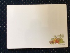 VINTAGE CORNING WARE LA SAUGE SPICE OF LIFE COUNTER SAVER CUTTING BOARD 10 X 14