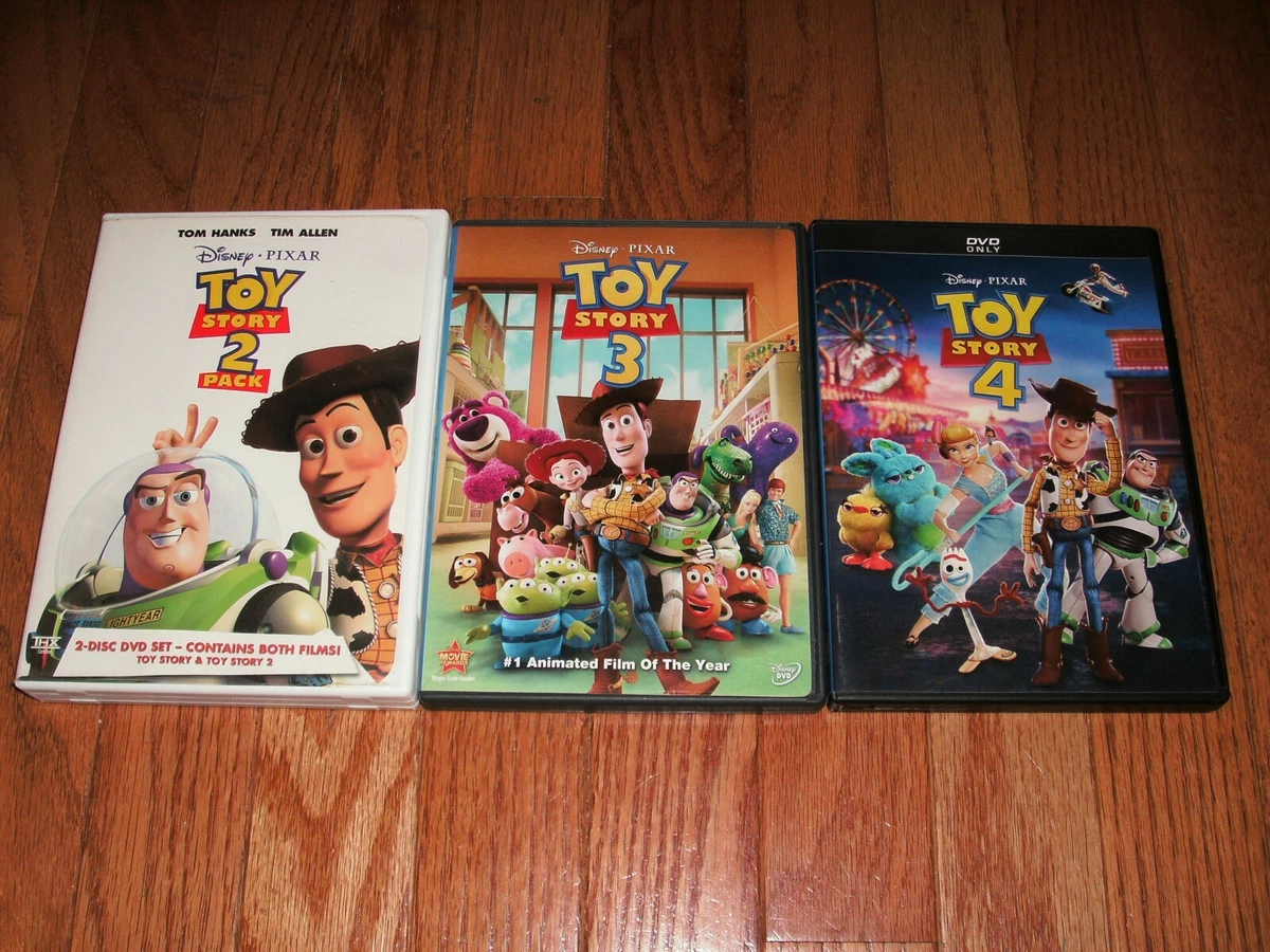 Toy story trilogy dvd set sales