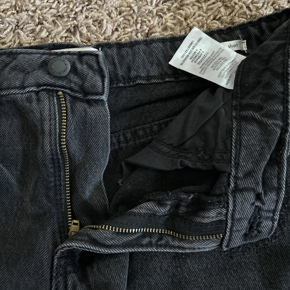 Pantalones cortos negros de tiro medio Wrangler diseño vintage mujer talla mediana Foto 4 de 4