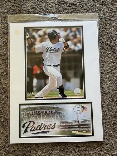 2008 USPS Picture /Stamp Adrian Gonzales San Diego Padres Matted