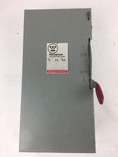 WESTINGHOUSE HFN361 HEAVY DUTY SAFETY SWITCH 600 VAC 30 AMP TYPE 1 ENCLOSURE