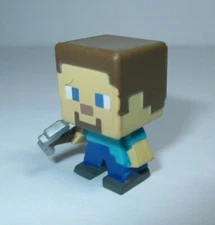 Minecraft Mini-Figures 1" Pickaxe Steve Mini Action Figure Series 1 Mojang