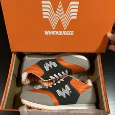 Whataburger Collectible Fan Running Shoes Sneakers Trainers Tennis Size 8 US