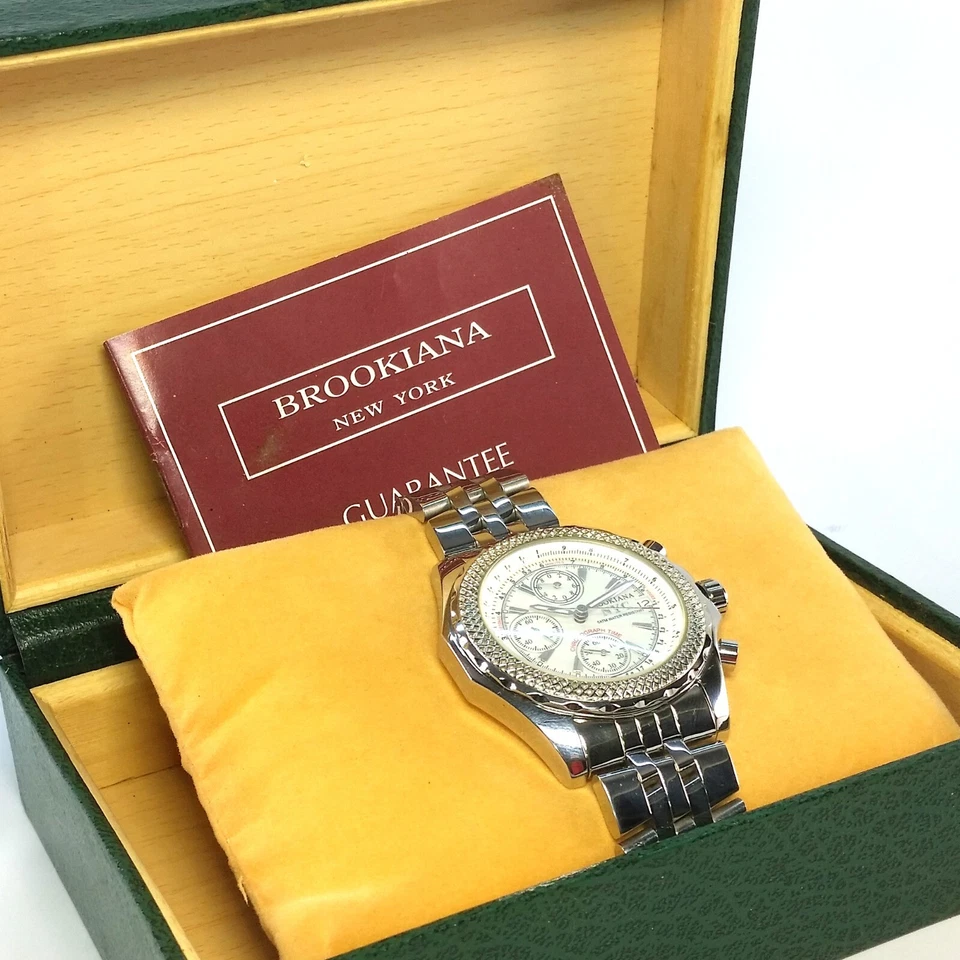 Винтажные кварцевые часы BROOKIANA BA1622 японский стандарт с НОВЫМ состоянием - Изображение 2 из 4