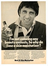 1977 Joe Brut Namath 33 Ad Print Skin Moisturizer Jets 8 x 10