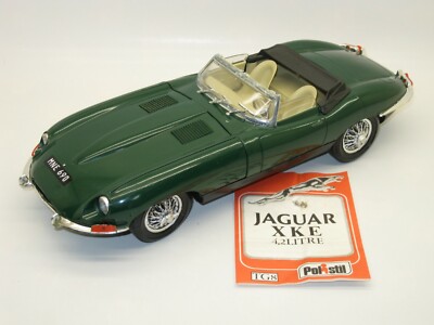 TONKA POLISTIL 1/16 - JAGUAR MK2 E-TYPE - TOP BOXED CONDITION