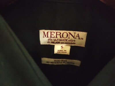 merona ultimate dress shirt Merona Ultimate Button Up Red Cotton Dress Shirt Men's L Long Sleeve