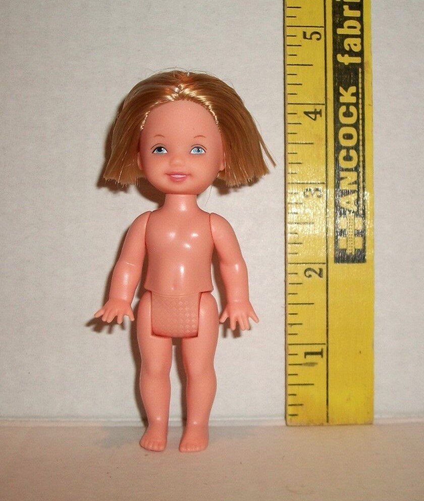 MATTEL NUDE CE Barbie KELLY CLUB BLONDE TOMMY 4 INCH DOLL